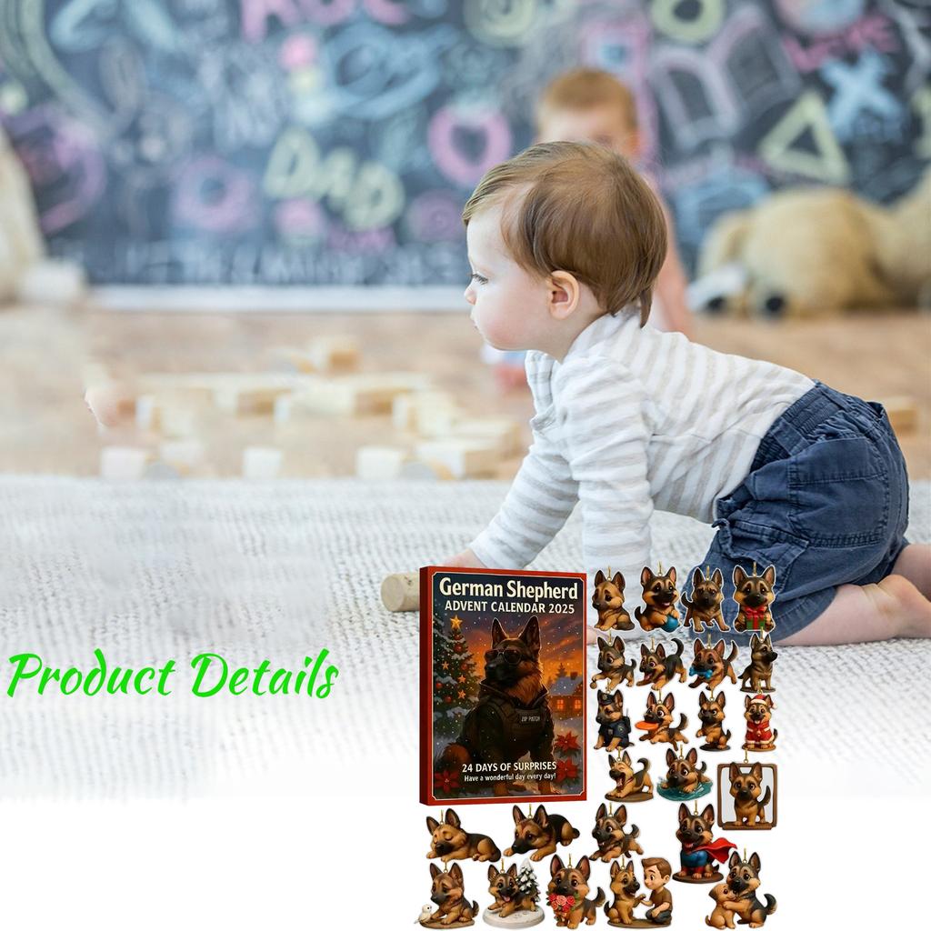 2D Плоский Акриловый Мистери Бокс 24 шт. Подвеска с Коробкой в Виде Самолета Забавный Рождественский Календарь Обратного Отсчета