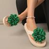Light Female Shoes Flip Flops Women's Slippers Outdoor Casual Slippers Women Floral Plus Size Platform Open Toe Sandals