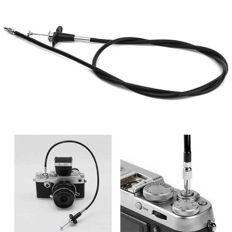 Camera Mechanical Shutter Release Cable With Lock 40cm 70cm 100cm Anti-vibration Manual Shutter Control