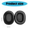 1Pair Earpads Replace Protein Leather Earpads Ear Cushions Sponges Cover Earmuffs for Thomson WHP3311BK/WHP3311W Headphones