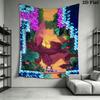 Celeste Peak Wall Hanging Printed Fabric Blanket Decorative Tapestries for Bedroom Living Room Home Decor