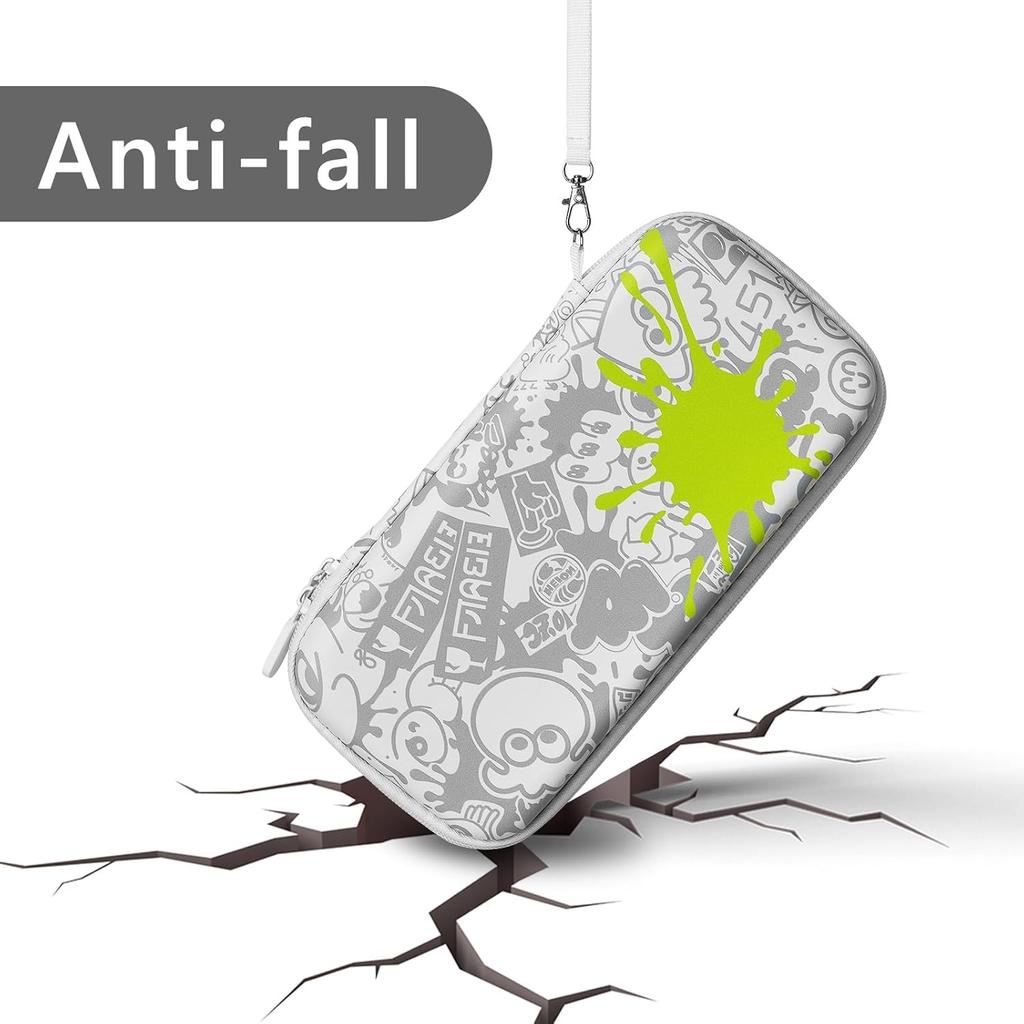 Чехол для переноски, совместимый с моделью Nintendo Switch OLED, легкий водонепроницаемый защитный чехол для хранения, аксессуары с 10 игровыми картриджами