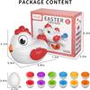 Color Matching Game Shape Sorter with 6 Toy Eggs, Fine Motor Skills Sensory Toys, Montessori Educational Toys Easter Gifts for 3 4 5 6 Girls Boys Baby