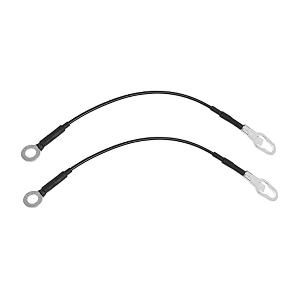 Truck Tailgate Cables Set High Tensile Strength Truck Tailgate Lift Support Cables F37Z9943052A Easy Installs for Car