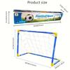Outdoor and Indoor Plastic Football Goal Set Portable Disassembly DIY Sports Football Frame,Partido De Fútbol Familiar