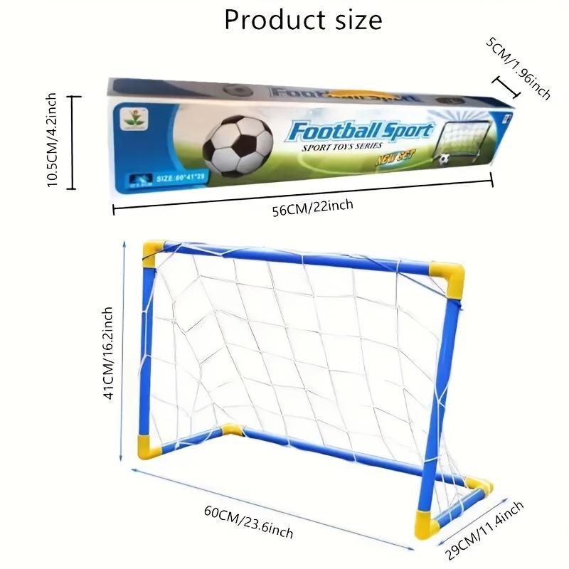 Outdoor and Indoor Plastic Football Goal Set Portable Disassembly DIY Sports Football Frame,Partido De Fútbol Familiar