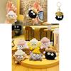 Cute Plush Yarn Hat Keychain Creative Cartoon Bag Pendant Gift For Parties