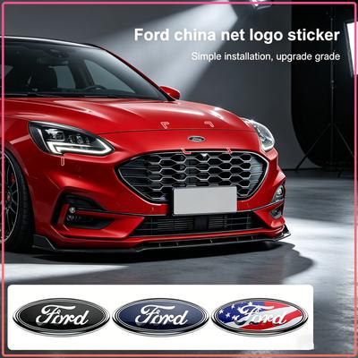 11,5x4,5 см Логотип автомобиля для Ranger Escape Mondeo Fusion Fiesta Kuga Edge Focus Mustang Наклейка-эмблема на задний багажник Аксессуары