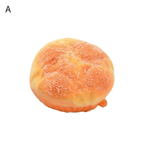 Artificial Cake Realistic Faux Leather Fake Bread Hamburger Simulation Toast Kitchen Toy