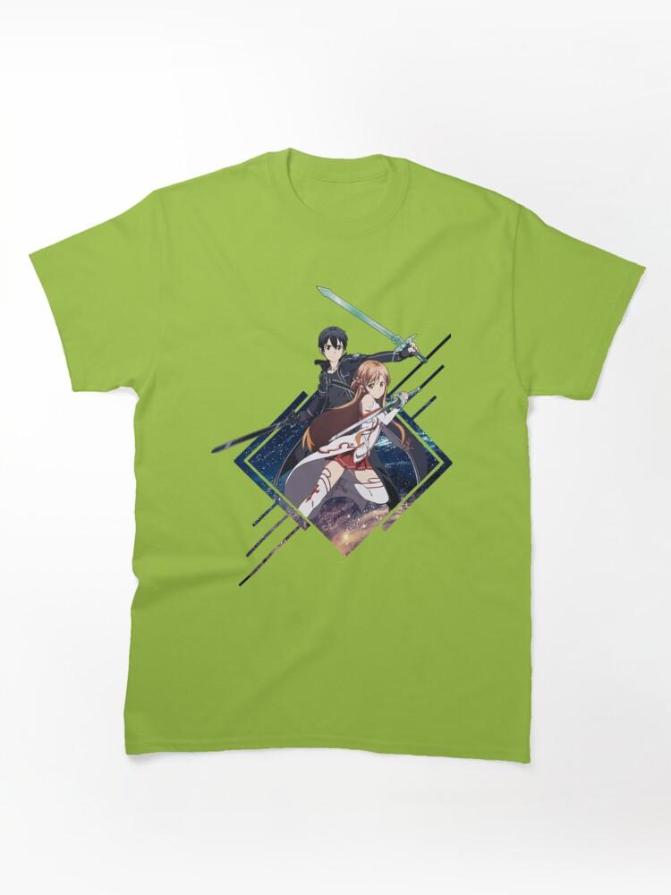 Sword Art Online Kirito?Asuna?S.A.O Classic Unisex T-Shirt
