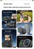 Thumb Panoramic Sports Camera: Outdoor Cycling, Anti-Shake, Detachable, Magnetic, WiFi Recording