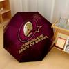 Принт Queensland Maroons Авто 8?Складной зонт с ребрами, ветрозащитный, легкий, автоматический, для ежедневных поездок