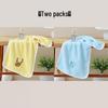Quick-Dry Coral Fleece Embroidered Cartoon Baby Towel - Soft, Water-Absorbent & Thick