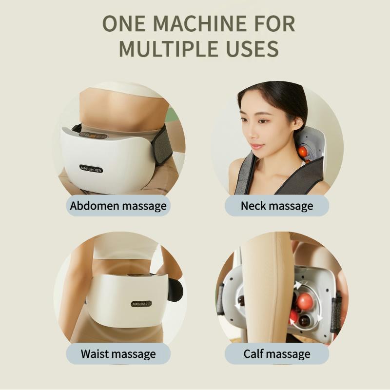 Автоматический массажер для живота Камень Бянь Инструмент для растирания живота Двойного назначения для талии и живота Стимулирует перистальтику кишечника Подарок