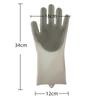 Silicone Cleaning Gloves Multifunction Magic Silicone Dish Washing Gloves For Kitchen Household Silicone Washing