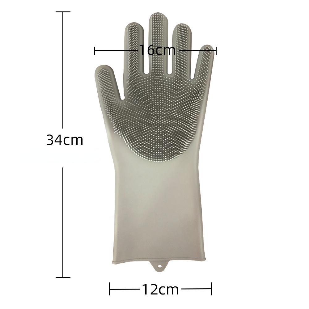 Silicone Cleaning Gloves Multifunction Magic Silicone Dish Washing Gloves For Kitchen Household Silicone Washing