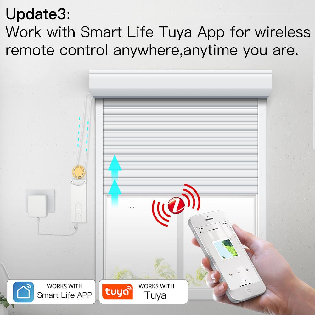 ZigBee Smart DIY моторизованные рулонные шторы, приводной мотор-концентратор Tuya Smart Life, приложение Alexa Google Home, голосовое управление