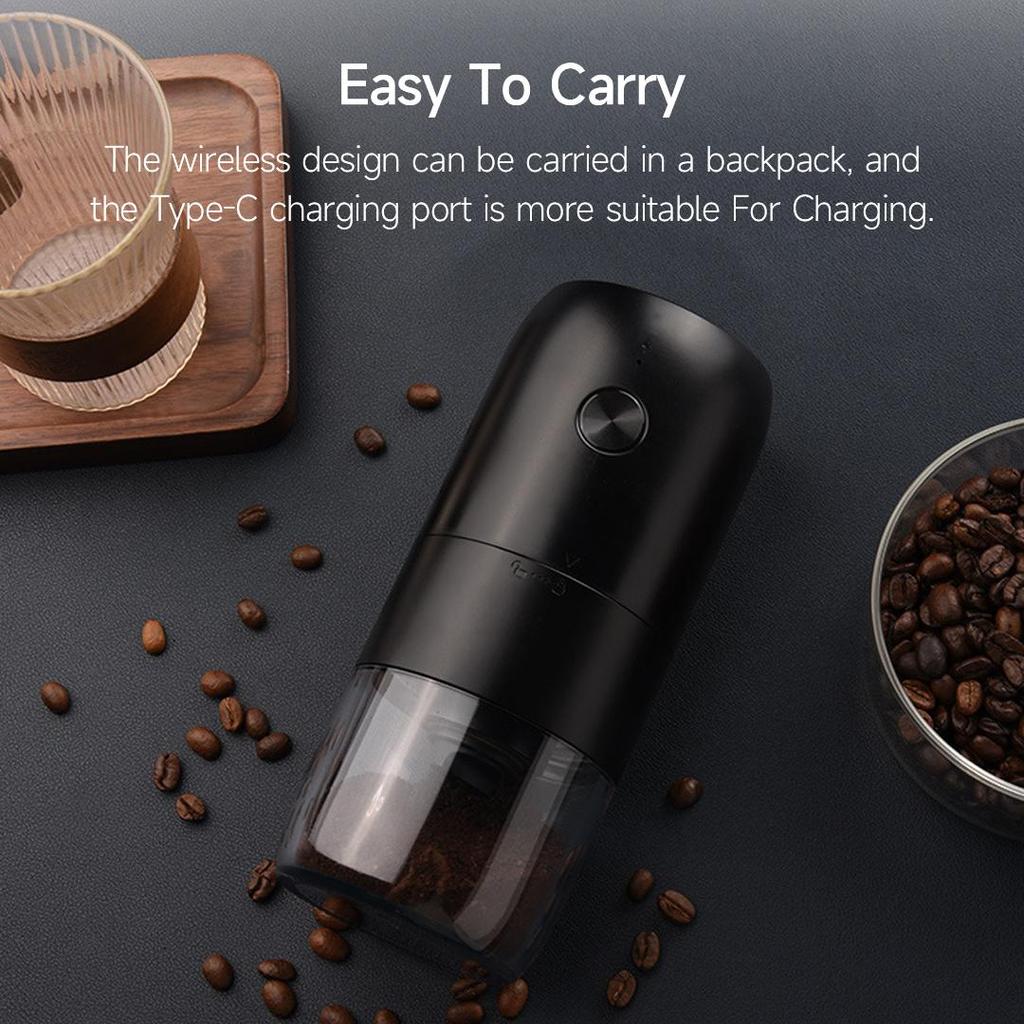 Xiaomi KLT портативная кофемолка электрическая USB перезаряжаемая домашняя уличная профессия регулируемая помол кофе в зернах для кухни