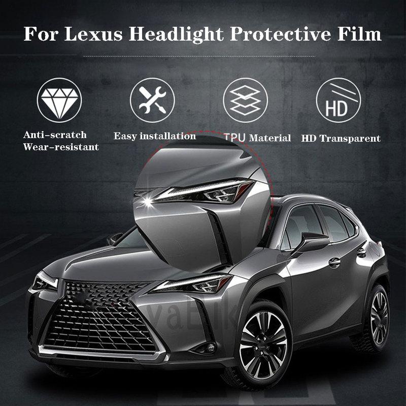Для Lexus LX570 LX 2015- PPF TPU автомобильный Защитная пленка для фар и задних фонарей Автоаксессуары Прозрачная Черная тонировка Защита от царапин