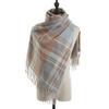 Scarf Women's Simple Imitation Cashmere Scarf Women's Autumn and Winter New Knitted Warm Shawl