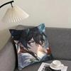 HHonkai StarR Rail Dan Heng Cushion Cover Pillowcase Ultra Soft Skin Friendly Fabric Cloud Like Comfort Concealed Zipper