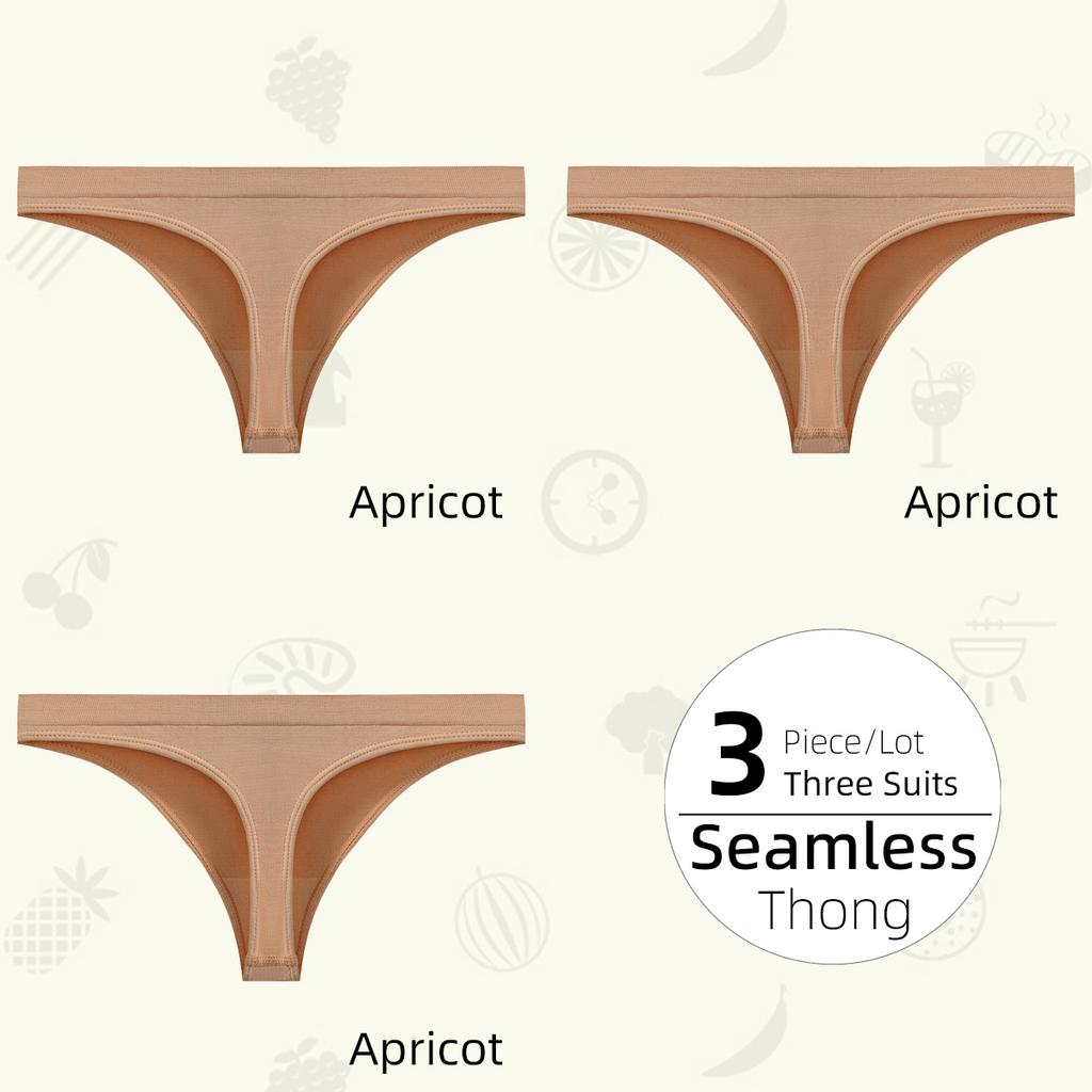 Сексуальные женские трусики с низкой талией, трусики-стринги с низкой талией, бесшовное женское нижнее белье с Т-образной спинкой #JS001