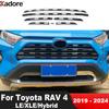 Для Toyota RAV4 RAV 4 Limited/LE/XLE/Hybrid - 2024 Стальная Передняя Центральная Решетка Радиатора Автомобиля Накладка на Решетку Аксессуары