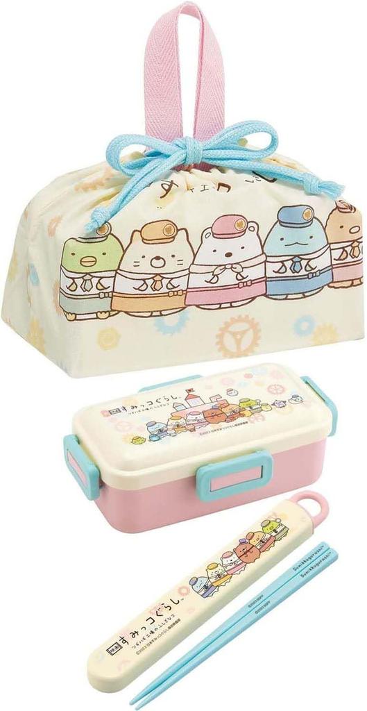 Skater Bento Box 530ml Movie Sumikkogurashi 3 Antibacterial Fluffy Dome Lid for Women Made In Japan PFLB6AG-A
