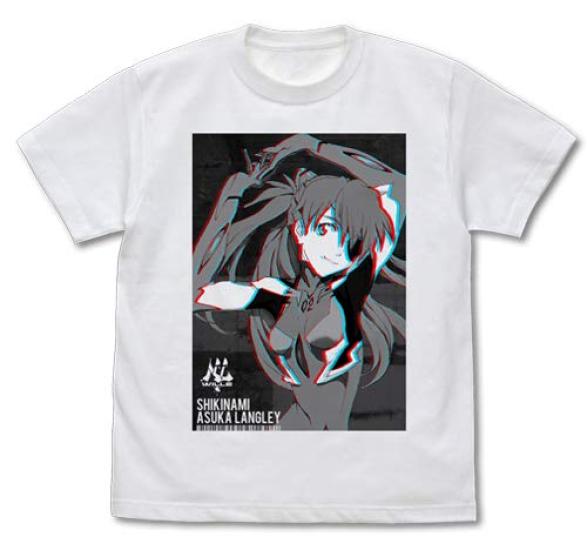Cospa Neon Genesis Evangelion Shikinami Asuka Langley Graphic WHITE M Size T-shirt