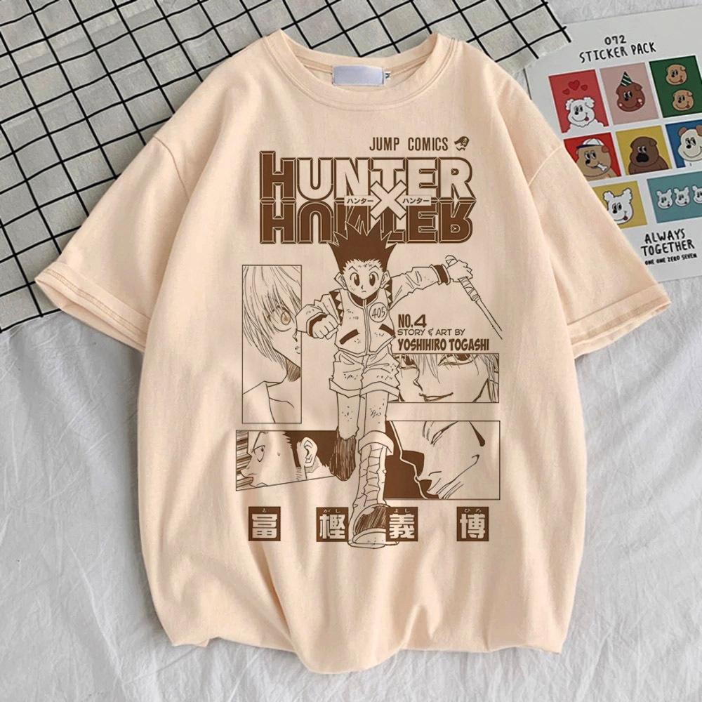 Hunter x Hunter top tees female Colorful streetwear Gothic korean clothes shirt Vintage 80s Comfortable kawaii Breathable Trendy
