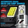 2 шт. 60000 лм D2S LED D4S Автомобильные лампы головного света D2R D4R LED Автомобильный свет Высокая мощность 200 Вт 1:1 Plug&Play 30-ядерные CSP-чипы Медная трубка Турбо-лампа 6000K Белый