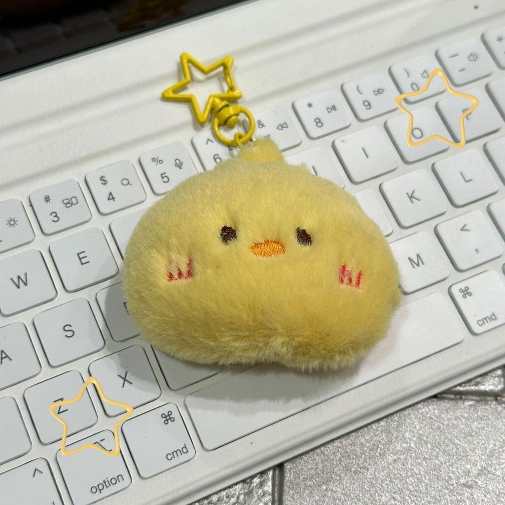 Милый звук животного сжимаемый мини плюшевый брелок кукла