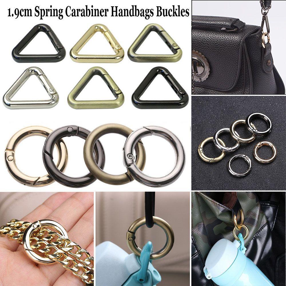 Camping Carabiner Snap Clasp Clip Spring O-Ring Buckles Carabiner Purses Handbags Bag Belt Buckle