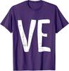 VE Love Valentines Day Cute V-Day Matching Couple Unisex T-Shirt