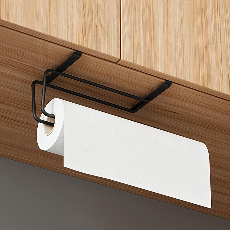 Non-Perforated Tissue Holder, Wall-Mounted Design Space-Saving. Suitable for Kitchens And Bathrooms, Modern And Simple Style