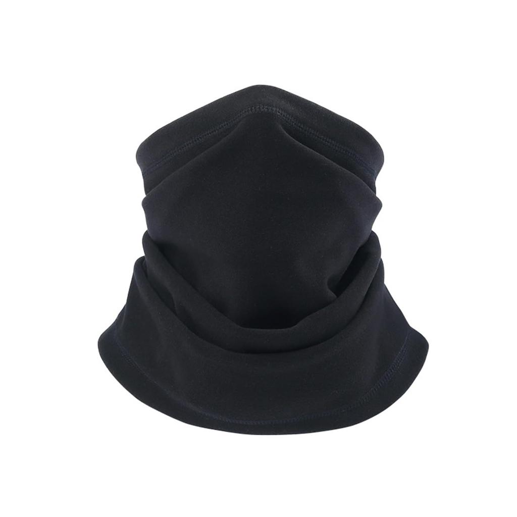 Pawinpaw Men's Neck Warmer Neck Gaiter Winter Face Cover Ski Stretch Thermal Windproof Warm for Motorcycle Solid Black