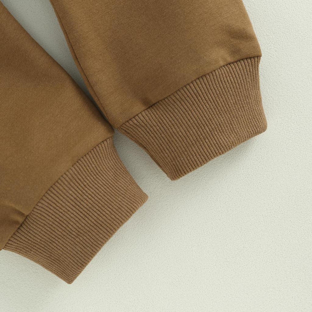 Комплекты штанов из 2 предметов для маленьких мальчиков, 6 мес, 12 мес, 18 мес, 24 мес, 3 года, свитшот с длинными рукавами и вышивкой букв, комплекты топов и штанов на шнурке