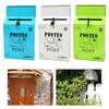 Vintage Wall Mount Mailbox Letter Box Retro Postal Letter Newspaper Box Wall Mounted Post Box Decoration Crafts Farmhouse Post