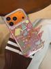 INS Cute Deer Glitter Shiny Stars Clear Back Cover for iPhone 17Pro Max 13 14 15 16 Promax Protector Shockproof Bling Phone Case