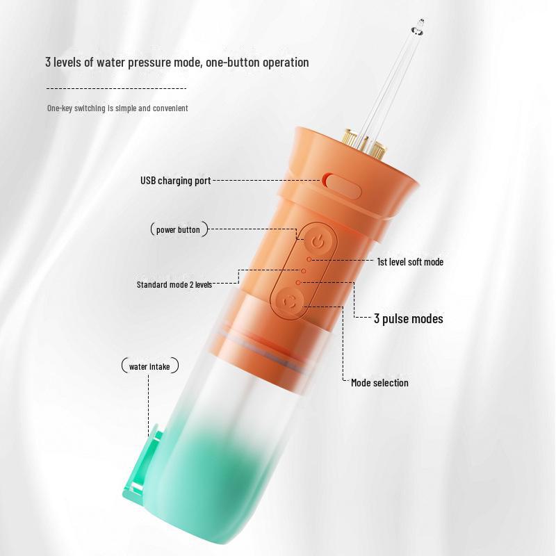 Портативный электрический телескопический ирригатор для полости рта, очиститель зубов