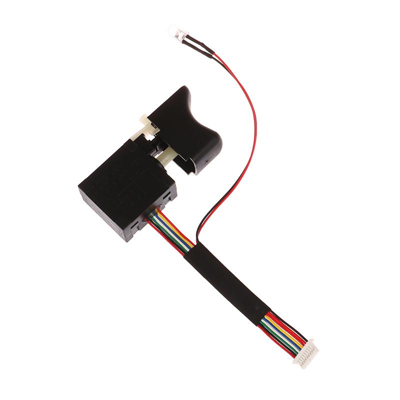 Dc Electric Drill Dustproof Speed Control Push Button Trigger Electric Wrench Switch 0.2A 42V Cordless Drill Switch 6*6*2Cm