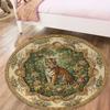 Потрясающий круглый ковер с изображением тигра, Ковер для гостиной, спальни, дивана, игровой комнаты, Нескользящий коврик для пола70