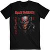 Классический Рок Метал группа футболка Iron Maiden футболка Senjutsu Черная обложка Вертикальный логотип Официальная Мужская Черная