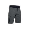 Solid Color Drawstring Elastic Waist Straight Leg Shorts Men Shorts Gray 1306455-012