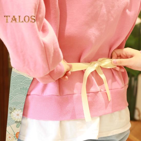 Нагрудник для приготовления пищи, дышащий пятновыводитель, лен, нежный декоративный длинный нагрудник с рисунком кошек из мультфильма, длинный нагрудник для приготовления пищи для барбекю