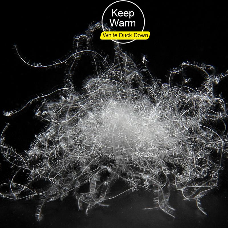 Hooded Short Down Jacket Men's Winter Trendy Workwear Top Profile Thickened White Duck Down Coats with Thick Fur Collar