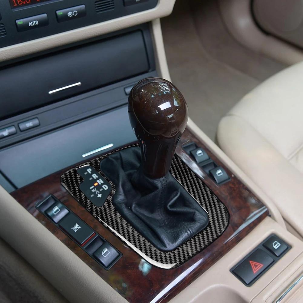 Автомобильная коробка переключения передач, панель дисплея, крышка рычага переключения передач, рамка, наклейка для BMW 3 серии E46 1998-2004, авто интерьер