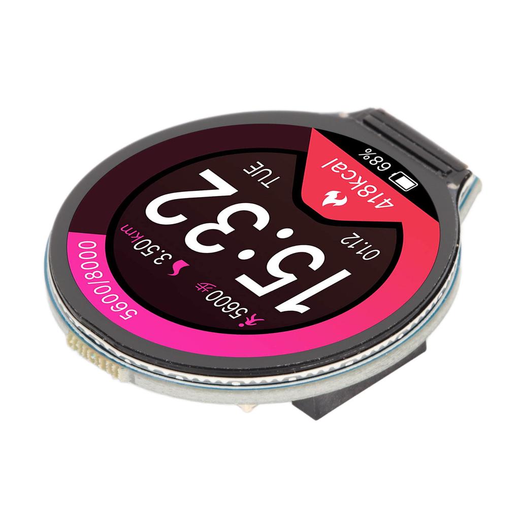 Плата микроконтроллера RP2040 1,28-дюймовый ЖК-дисплей Чип RP2040 133 МГц 264 КБ SRAM 4 МБ флэш-памяти Круглый ЖК-модуль для RasPi Pico DIY Замена