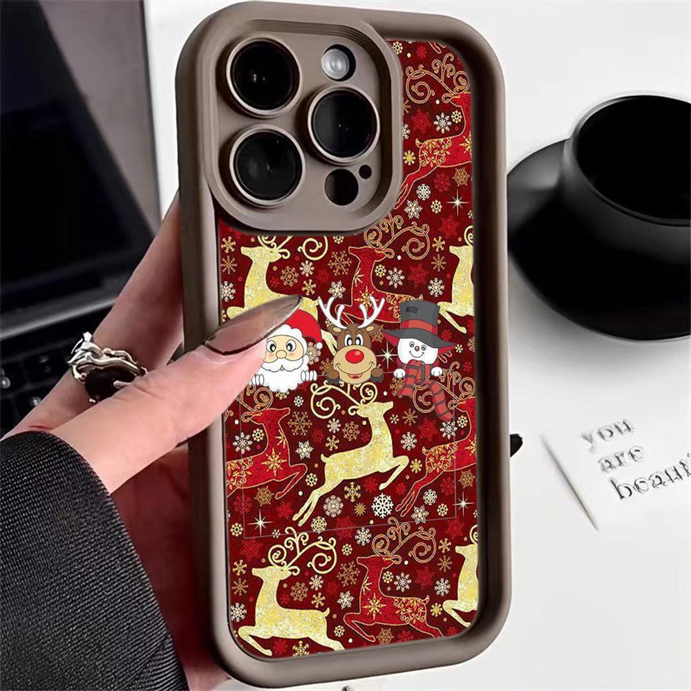 Мягкий чехол Sky Eye Ladder для Xiaomi 14T Redmi 13c 14c Note 13 Pro Все модели Xiaomi Redmi Чехлы для телефонов NY33 Счастливого Рождества Санта-Клаус Рождественская елка