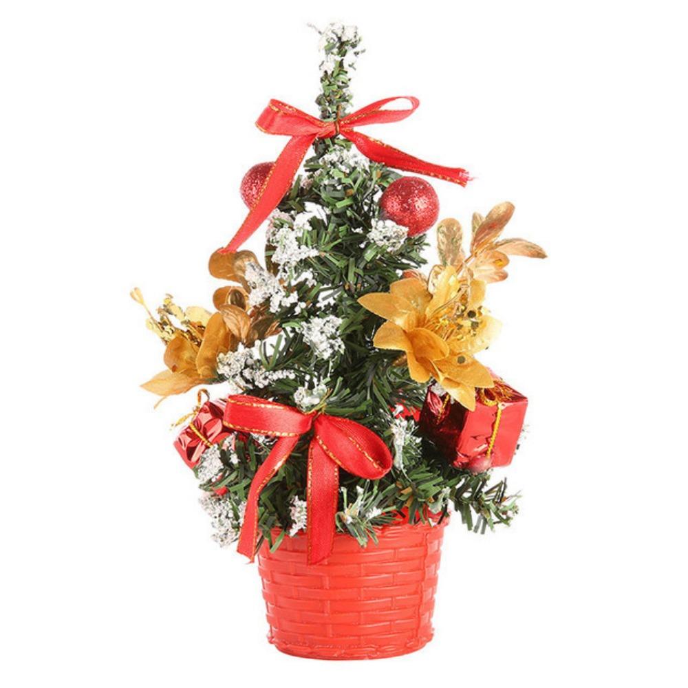 20cm Christmas Tree 4Colors Artificial Christmas Tree New Home Bedroom Party Decorations